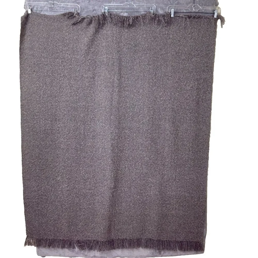 Pottery Barn Boho Throw Blanket SOFT COZY 60” X50